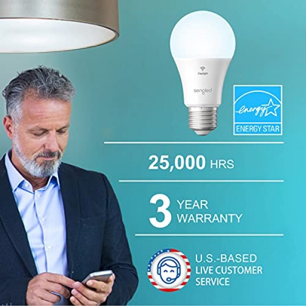 Sengled Smart Light Bulbs, WiFi Light Bulbs, Alexa Light Bulb, Sma...