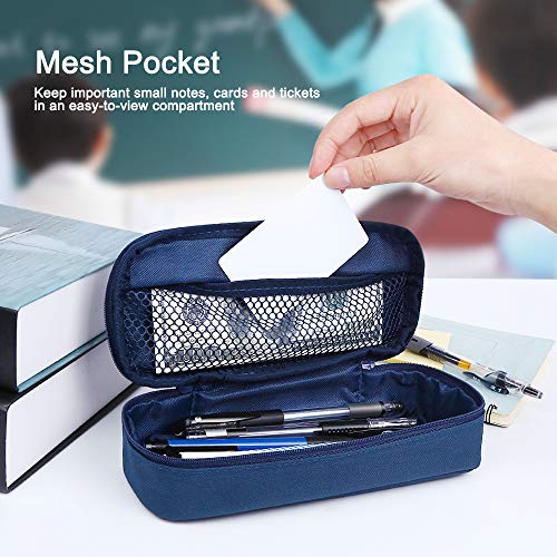 Pen Case, Senignol Big Capacity Canvas Makeup Pouch Bag Pencil Cas...