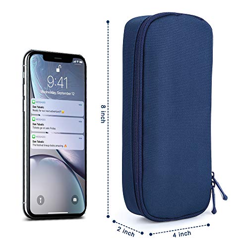 Pen Case, Senignol Big Capacity Canvas Makeup Pouch Bag Pencil Cas...