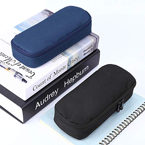 Pen Case, Senignol Big Capacity Canvas Makeup Pouch Bag Pencil Cas...