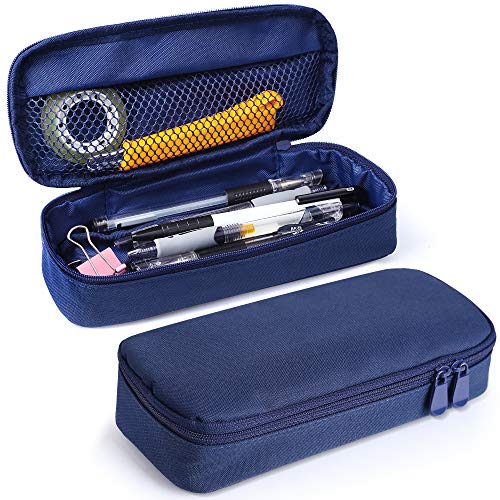 Pen Case, Senignol Big Capacity Canvas Makeup Pouch Bag Pencil Cas...