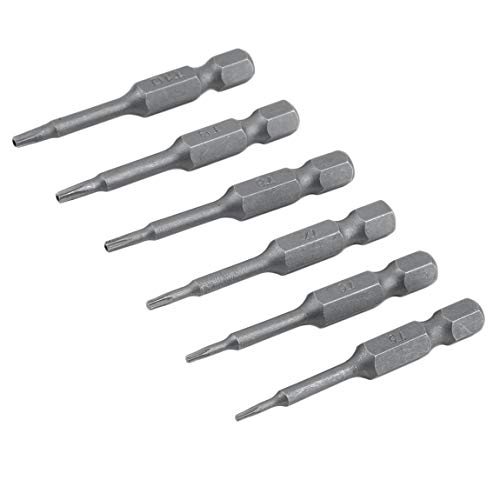 1 Set 12pcs S2 Steel Plum Blossom 50mm T5-T40 Magnetic Hollow Torx...