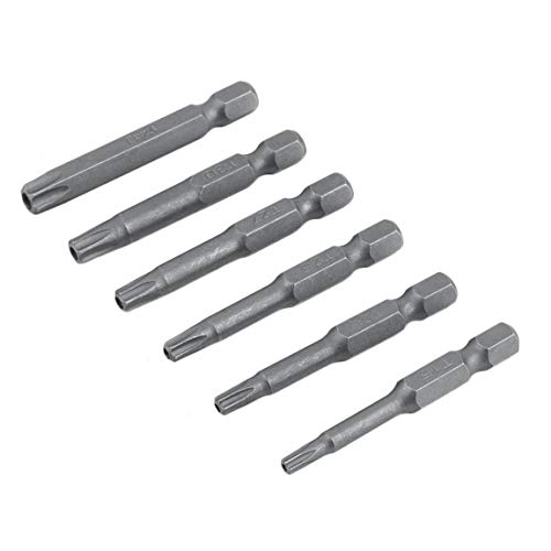 1 Set 12pcs S2 Steel Plum Blossom 50mm T5-T40 Magnetic Hollow Torx...