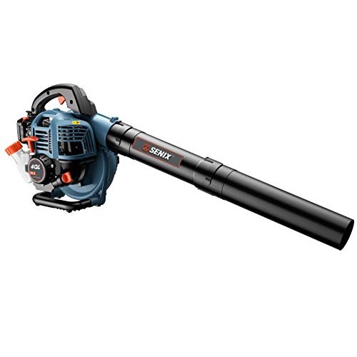 SENIX BL4QL-L 26.5cc 4 Stroke Gas Powered Leaf Blower with Auto-Ch...