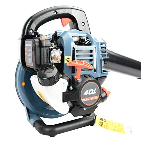 SENIX BL4QL-L 26.5cc 4 Stroke Gas Powered Leaf Blower with Auto-Ch...
