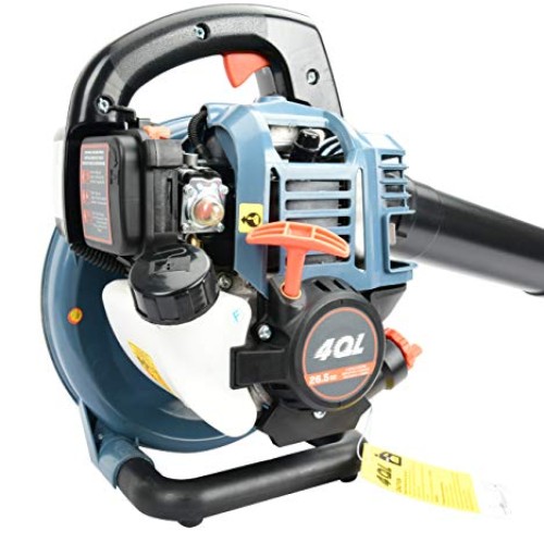 SENIX BL4QL-L 26.5cc 4 Stroke Gas Powered Leaf Blower with Auto-Ch...