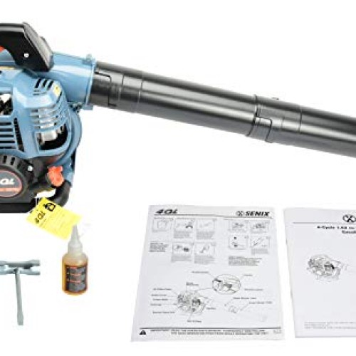 SENIX BL4QL-L 26.5cc 4 Stroke Gas Powered Leaf Blower with Auto-Ch...
