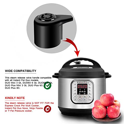 Steam Release Valve Handle Replacement for Instant Pot Duo/Duo Plu...