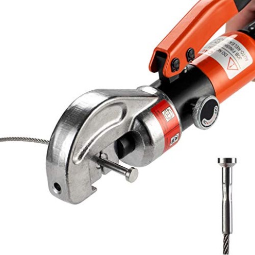 Senmit Hydraulic Cable Crimper Hand Tool for 1/8, 3/16 Stainless S...