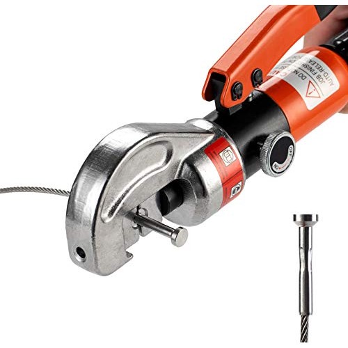 Senmit Hydraulic Cable Crimper Hand Tool for 1/8, 3/16 Stainless S...