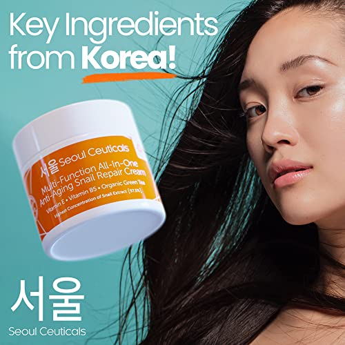 SeoulCeuticals Korean Skin Care 97.5% Snail Mucin Repair Cream - K...