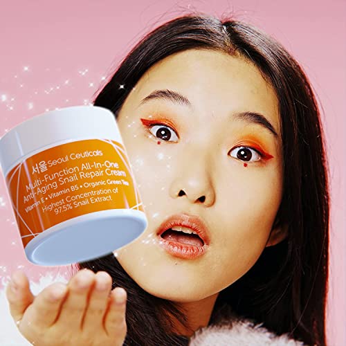 SeoulCeuticals Korean Skin Care 97.5% Snail Mucin Repair Cream - K...