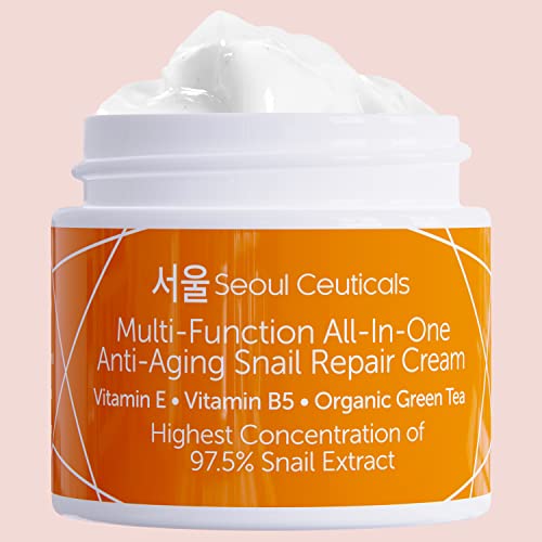 SeoulCeuticals Korean Skin Care 97.5% Snail Mucin Repair Cream - K...