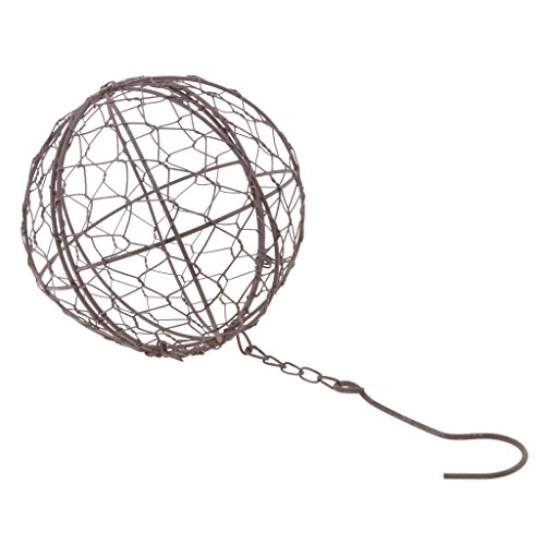 Serenable 2Pcs Rustic Ball Metal Cactus Planter Wire Wreath Frame ...
