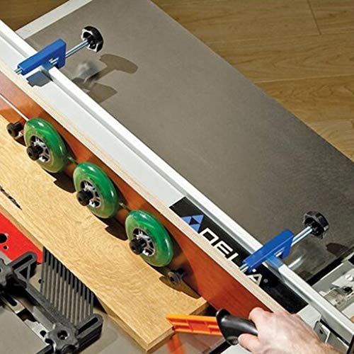 Serenable 2Pcs Woodworking Fence Clamp for Table Saws Band Saws