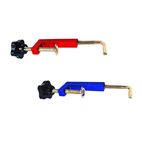 Serenable 2Pcs Woodworking Fence Clamp for Table Saws Band Saws