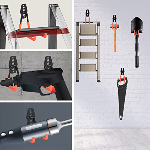 SERPURE 17 Pack Garage Hooks Heavy Duty with Extension Cord Organi...
