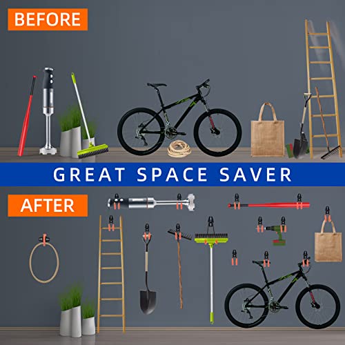 SERPURE 17 Pack Garage Hooks Heavy Duty with Extension Cord Organi...