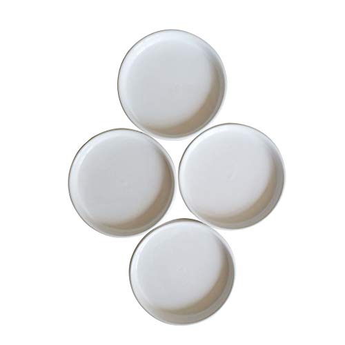 Sersberg 3.94 Inch Round Ceramic Plant Saucer for Succulent Plante...