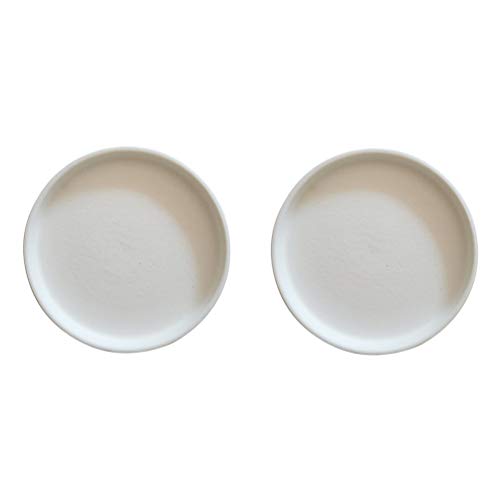 Sersberg 5.5 Inch Round Ceramic Plant Saucer for Succulent Planter...