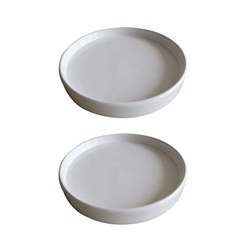 Sersberg 6.1 Inch Round Ceramic Plant Saucer for Succulent Planter...