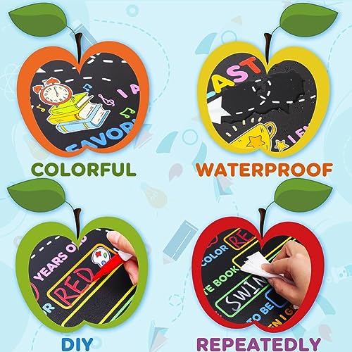 2PCS First & Last Day of School Board Sign, 14x11 Inch Back to Sch...
