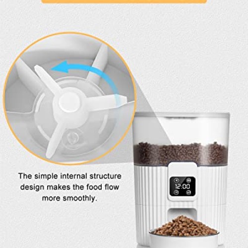 Automatic Cat Feeder, Automatic Dog Feeder, 3.5L Cat Food Dispense...