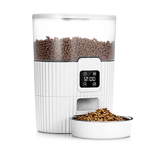 Automatic Cat Feeder, Automatic Dog Feeder, 3.5L Cat Food Dispense...