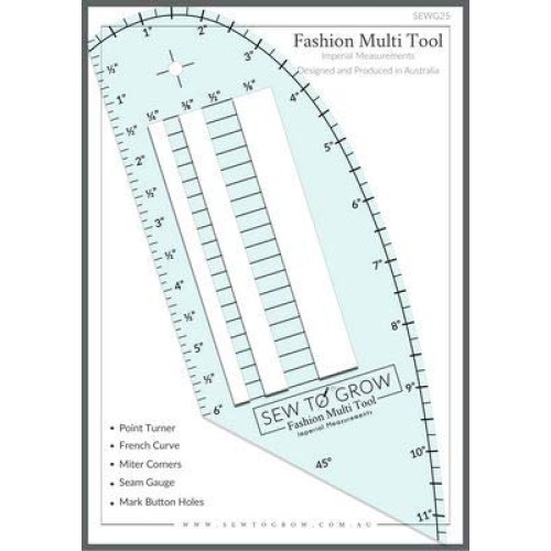 Sew To Grow - Fashion Measuring Multi-Tool Ruler