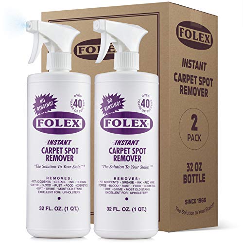 Folex Instant Carpet Stain Remover 32 Oz. Set of 2 Carpet And Up...