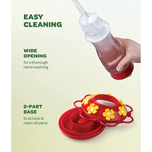 Hummingbird Feeder 30 oz Set of 2 Plastic Hummingbird Feeders fo...
