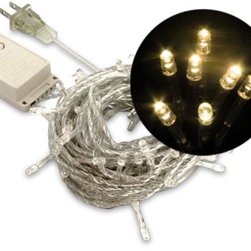 LED Christmas Lights 100 LEDs, 10 Meters, Warm White