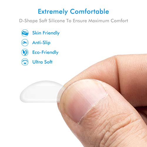 Silicone Adhesive Eyeglass Nose Pads - 20 Pairs Nose Pads for Eyeg...
