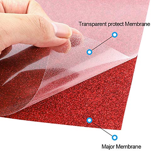 Iron on Vinyl Heat Transfer Vinyl 22pcs Includes 16pcs Assorted Co...