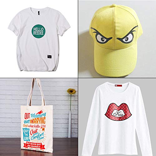Iron on Vinyl Heat Transfer Vinyl 22pcs Includes 16pcs Assorted Co...