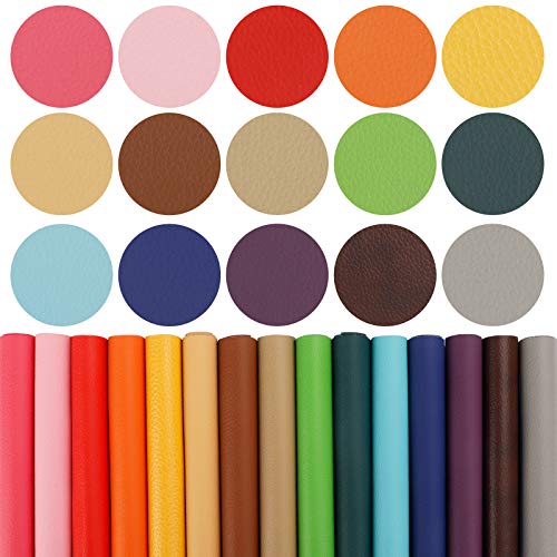 SGHUO 30pcs Faux Leather Sheets Fabric Sheets for Making Earrings,...