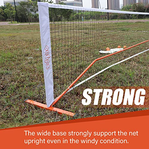 Portable Pickleball Net Set with 4 Pickleball Paddles, Official Si...