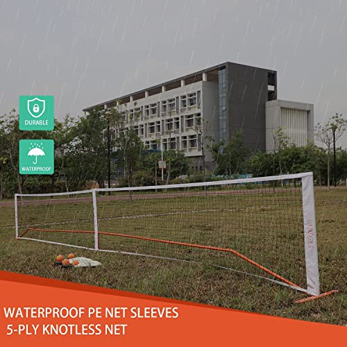 Portable Pickleball Net Set with 4 Pickleball Paddles, Official Si...