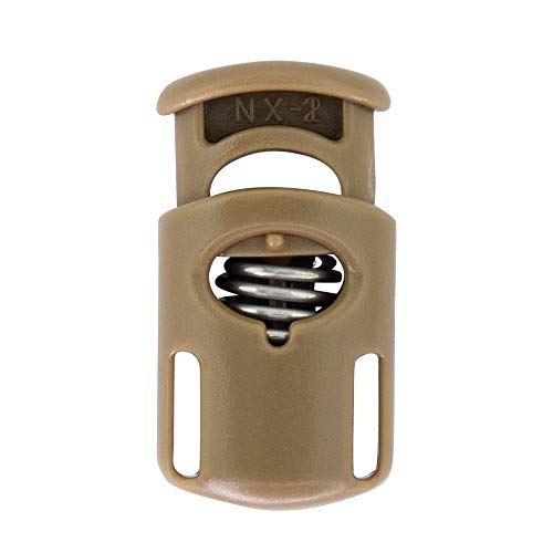 Toaster Ellipse Spring Cord Lock 10mm x 20mm - SGT KNOTS - Plast...