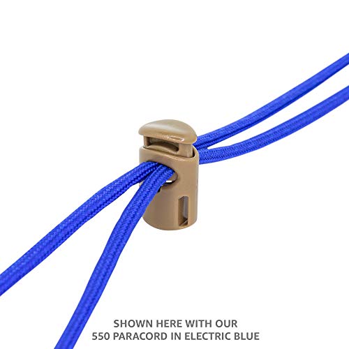 Toaster Ellipse Spring Cord Lock 10mm x 20mm - SGT KNOTS - Plast...