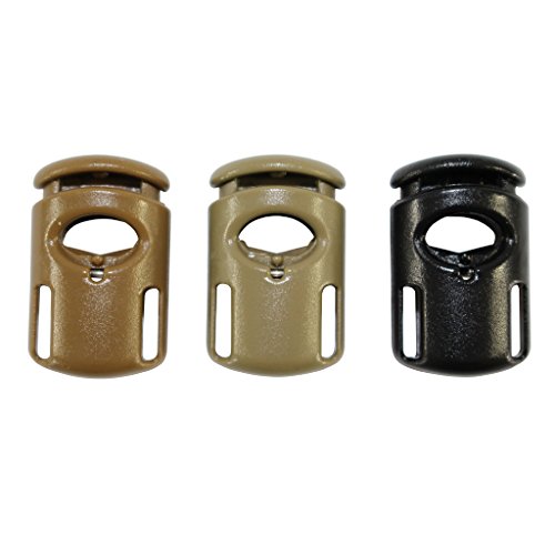 Toaster Ellipse Spring Cord Lock 10mm x 20mm - SGT KNOTS - Plast...