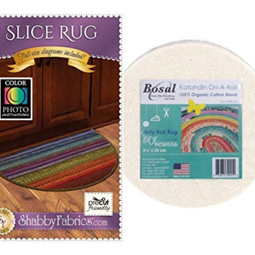 Slice Rug Kit Bundle, Including Pattern and One 1 Roll of Bosal ...