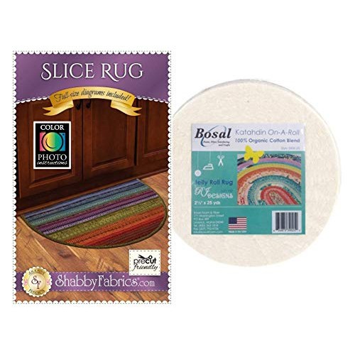Slice Rug Kit Bundle, Including Pattern and One 1 Roll of Bosal ...