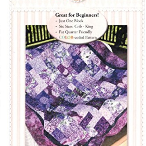 Easy as ABC & 123 Quilt Pattern, Fat Quarter Friendly, 6 Size Opti...
