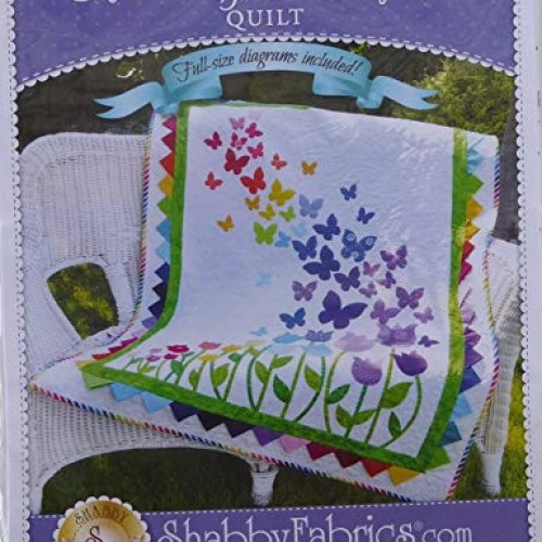 Pattern~Blooming Butterflies,Quilt Pattern by Shabby Fabrics~ 40 1...