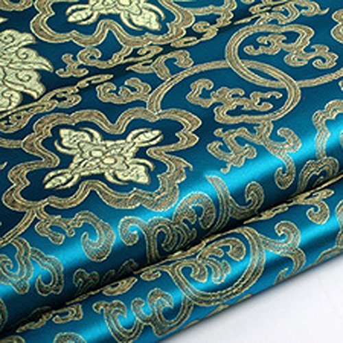 Shanghaipop 10Colors Chinese Embroidery Flower Brocade Silky Satin...