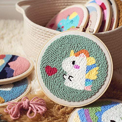 Shangling Punch Needle Cloth Fabric, Needlework Embroidery Fabric ...