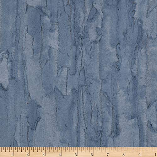 Exclusive Shannon Minky Luxe Cuddle Willow Jeans Fabric by the Yard