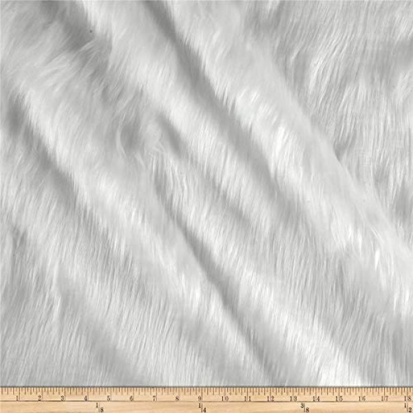 Fabric and Sewing Light Aqua Blue Minky Smooth Soft Solid Plush Faux Fake Fur Fabric Polyester 14 oz 58-60