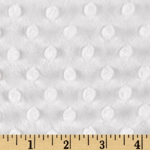 Shannon Fabrics Minky Cuddle Dimple, Snow White